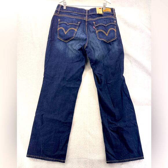 NWT Levi’s 529 Stretch Mid-Rise Curvy Straight Leg Jeans size 16S/33 - Picture 2 of 7